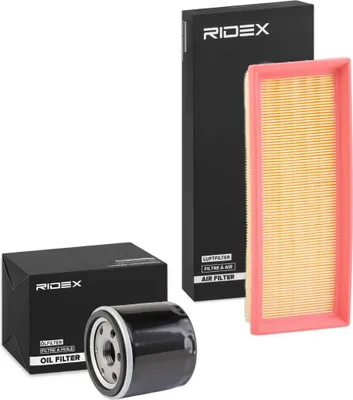 Produktbild von RIDEX Filterset Inspektionspaket Filtersatz für SMART FORTWO Coupe (451) FORTWO Cabrio (451)