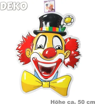 Produktbild von Wanddeko Clownkopf