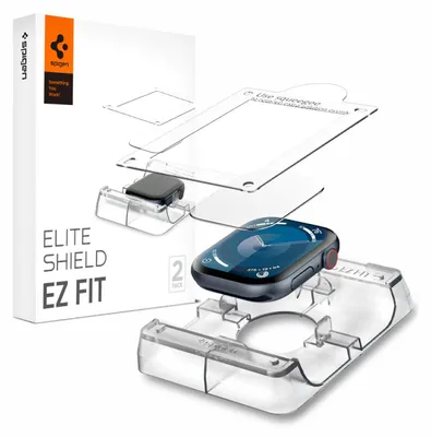 Immagine prodotto di Spigen EliteShield EZ Fit, Pellicola protettiva, Smartwatch, Trasparente, Apple, Apple Watch 10 (46mm), Poliuretano elastomerico (EPU)