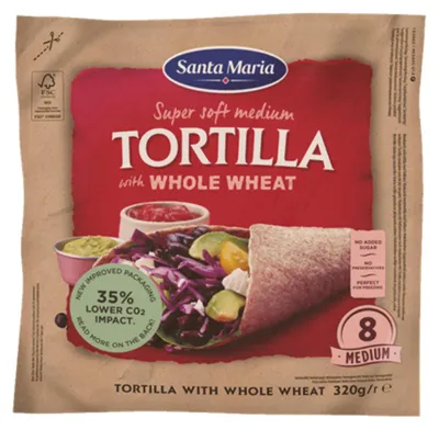 Zdjęcie produktu dla Santa Maria Tortilla pełnoziarnista w stylu meksykańskim 320g