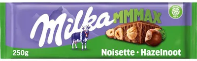Produktbild von Milka Haselnuss Schokolade 250g – Cremige Vollmilch mit Haselnussstücken