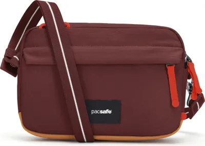 Produktbild von pacsafe Umhängetasche Go Crossbody Bag Garnet Red weinrot
