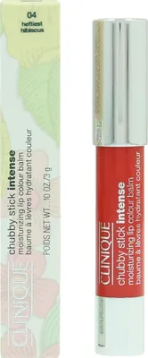 Produktbild von Clinique Chubby Stick Intense, Rot, Heftiest Hibiscus, 1 Farben, Feuchtigkeitsspendend, Frauen, Ricinus Communis (Castor) Seed Oil, Caprylic/Capric Triglyceride, Vegetable Oil\Olus\Huile...