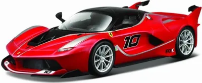 Productafbeelding van BBURAGO Ferrari FXX K, model van een supersportauto, samengesteld, 1:18, Ferrari FXX K, geschikt voor elk geslacht, metaal, kunststof