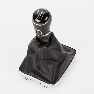 Image de Bouton de changement de vitesse avec manchon pour VW Passat B7, modèle 362 365 CC 358, 6 vitesses, en cuir PU, pour boîte de vitesses manuelle, 1 pièce