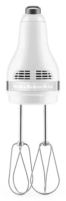 Produktbild von KitchenAid 5KHM5110EWH, Handmixer, Weiß, Mixen, 1,6 m, 1000 RPM, Tasten