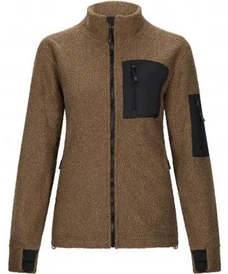Produktbild von il Lago Sie Teddyjacke Levina Damen (Braun/Schwarz) Größe XL