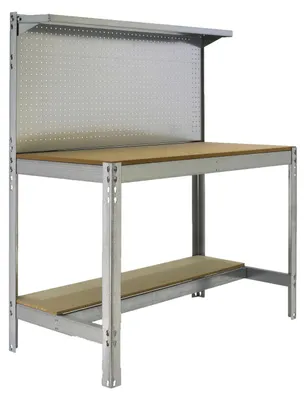 Image de Etabli Simonwork Bt3 1500 Galva/bois Galva/bois 1445x1510x610 - Simonrack