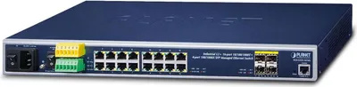 Produktbild von PLANET IGS-5225-16T4S, Managed, L2+, Gigabit Ethernet (10/100/1000), Vollduplex, Rack-Einbau, 1U