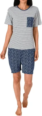 Produktbild von Damen Pflegeoverall kurzarm mit Reissverschluss am Rücken und am Bein - 181 271 90 881 ; blau , XL