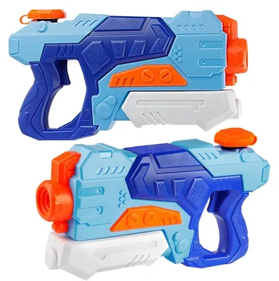 Produktbild von 2 Stück Wasserpistolen für Kinder Super Water Blaster Soaker 550ml
