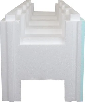 Immagine prodotto di Iglu Kombi 2000 Blocchi in polistirolo 100 x 25 x 25 cm | EPS 25 + 1 cm EPS 80 | Polistirolo