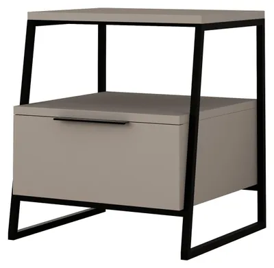 Immagine prodotto di Comodino in legno "Pal" - 45 x 40 x 50 cm - Moka chiaro