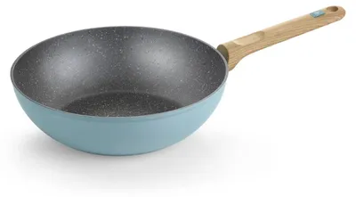 Wok 28 cm, geschmiedetes Aluminium, Antihaftbeschichtung, Induktion