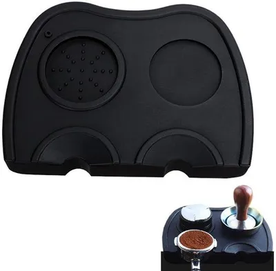 Produktbild von Silikon-Kaffee-Tamper - Barista-Gerät - Antislip - leicht zu reinigen - Schwarz