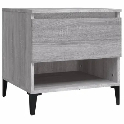 Zdjęcie produktu dla vidaXL Stolik boczny szary Sonoma 50x46x50 cm materiał drewnopochodny