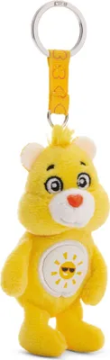 Produktbild von NICI Glücksbärchis Schlüsselanhänger Sonnenscheinbärchi 10cm - Plüschiger Kuscheltier Anhänger für Kinder & Erwachsene, Mit Schlüsselring für Schlüsselband, bund und -halter - 61372