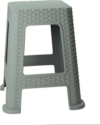Zdjęcie produktu dla Taboret RATAN 100kg h.45cm szary