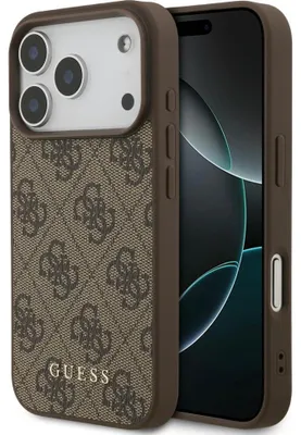 Produktbild von Handyhülle Guess Hardcase 4G Classic für iPhone 18 Pro Max / 17 Pro Max, Braun