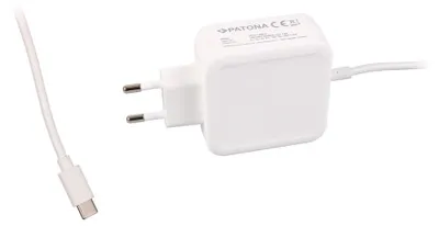 Imagen del producto de Adaptador de corriente PATONA para tablet/smartphone, 5V-20V, 29W, conector USB-C, color blanco, fuente de alimentación