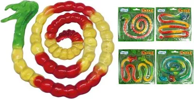 Produktbild von Vidal Jelly Snake 1 Meter Fruchtgummi-Schlange 66g