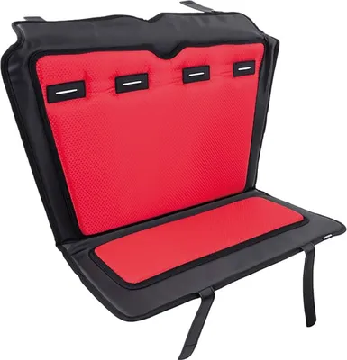 Image de Carqon coussin d'assise noir/rouge pour 2 pour Classic/Cruise