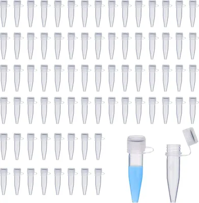 Produktbild von Reaktionsgefäße 1,5ml Zentrifugenröhrchen mit Schraubverschluss 250Stk. für Labor Probenröhrchen Mikro Zentrifugenröhrchen Kunststoff Test Röhrchen