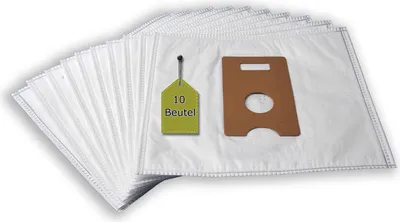 Produktbild von 10 Staubsaugerbeutel passend für BRAUN AT 6 - 9