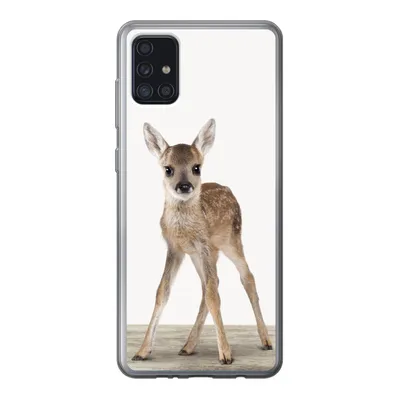 Produktbild von MuchoWow® Handyhülle Schutzhülle Hülle für Samsung Galaxy A52 5G Hirsche - Baby-Hirsche - Tiere - Mädchen - Jungen - Kinder Silikon Softcase Handy Hülle - Umschlag