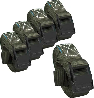 Produktbild von 5x Profi Spanngurt Gurt Zurrgurt Klemmschloss Auto 1-tlg 2,5m 250 kg Anthrazit