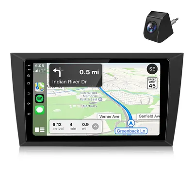 Produktbild von 4Kern 4+64G Android15 Carplay android auto Autoradio 4GSIM für VW golf 6 VI 2008-2012 mit kamera WIFI RDS BT SWC FM DAB+ 2DIN