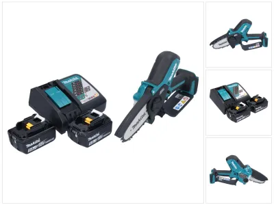 Zdjęcie produktu dla Makita DUC 101 RT akumulatorowa pilarka do przycinania 18 V 10 cm bezszczotkowa + 2x akumulator 5,0 Ah + ładowarka