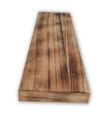 Immagine prodotto di Tavola In LEGNO CountryWood – trattato con metodo Yakisugi misura 10x2x203 cm CALICO light burn