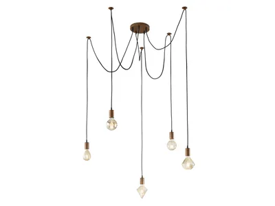 Zdjęcie produktu dla Żyrandol CORD miedziany Trio 310100562