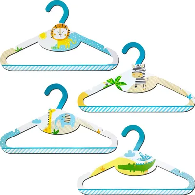 Produktbild von Kinderkleiderbügel My Little Jungle Dschungeltiere Pack 8 Stk. (2