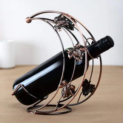 Image de Porte-bouteilles en métal pour la cuisine et le bar