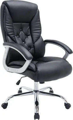 Immagine prodotto di Sedia da ufficio XXL - sedia ergonomica - fino a 210 kg rivestimento in tassabile | colore: nero