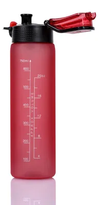 Imagen del producto de Botella deportiva, 750 ml, sin BPA, ligera, ideal para bicicleta y actividades al aire libre