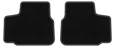 Image de Tapis arrière en moquette pour Seat Mii 2011- (à hayon) – 2 pièces, noirs, sur mesure – Wielganizator LUX