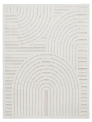 Produktbild von TT Home In-& Outdoor Teppich Wetterfest Balkon Küche Wohnzimmer Boho Skandi Design Größe 60x100 cm