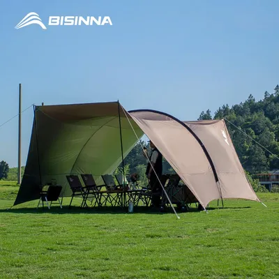 Produktbild von BISINNA Tunnelzelt Sonnensegel Camping Vordach Outdoor 180°