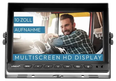 Produktbild von 10" Rückfahrmonitor MULTISCREEN XL HD RM-13164