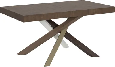 Produktbild von ITAMOBY - Ausziehtisch 160/420x90 cm Volantis Nussbaum Tischbeinein 4/C Farbkombination