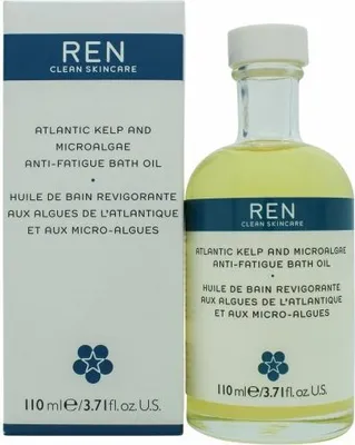 Produktbild von REN 5060389245374, Bath oil, 110 ml, Anti-Müdigkeit, Feuchtigkeitsspendend, Flasche, Caprylic/Capric Triglyceride, Chlorella Protothecoides Oil, Glyceryl Caprylate, Polyglyceryl-3...