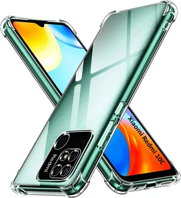 Produktbild von Hülle für Xiaomi Redmi 10C - Stoßfeste Transparent Handyhülle Kratzfest Schutzhülle Ultra Dünn Phonillico®