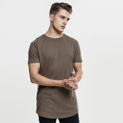 Obrázek produktu pro Pánské tričko Urban Classics Shaped Long Tee army green - XS