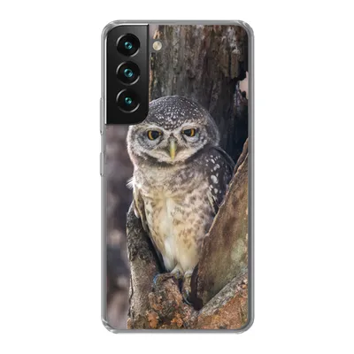 Produktbild von MuchoWow® Handyhülle Schutzhülle Hülle für Samsung Galaxy S22 Eule - Baum - Wald Silikon Softcase Handy Hülle - Mobiltelefonhülle