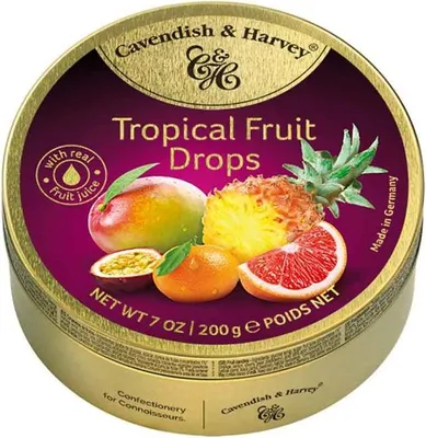 Produktbild von Cavendish & Harvey Tropical Fruit Drops 200g