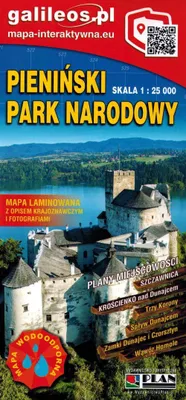 Produktbild von Laminierte Touristenkarte Pieniny-Gebirge Galileos