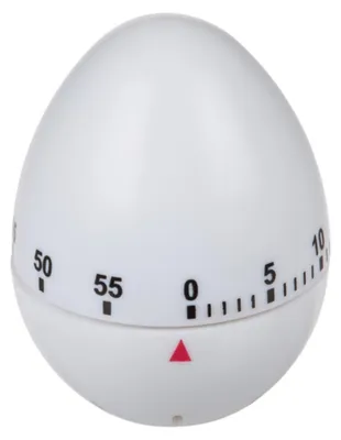Produktbild von Kurzzeitwecker „Egg & Chicken“ – Mechanische Küchenuhr im Eier-Design – ca. 8 x 7 cm